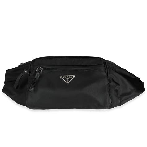 prada marsupio|Prada Unisex Marsupio Belt Waist Bag Black Nylon Tessuto .